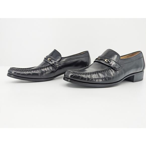 Regal Executive Club Black Leather Bit Loafer Mens 9.5 B Dress Shoe Preppy main image 6